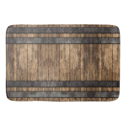 Rustieke Whiskey Keg Badmat (Voorkant)
