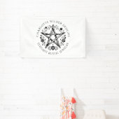 Rustieke Wicca heidense sieradenontwerper Spandoek (Insitu)