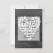 Rustieke Wijn Cork Hart Wijngaard Huwelijksuitnodi Kaart (Voorkant)