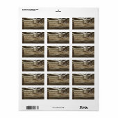 Rustieke Wijnmakerij Bruiloft Medium label (Full Sheet)