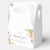 Rustieke wilde bloem een dankjewel bruidsfeest bedankdoosjes (Geopend)