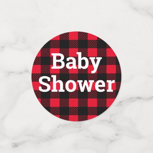 Rustieke Wilderness & Dieren Plaid Avontuur Confetti (Kleine voorkant)