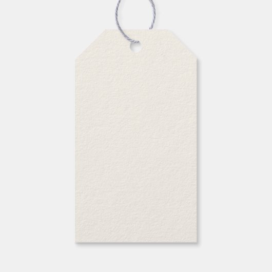 Rustieke Wildflower doop Dank u Cadeaulabel (Achterkant)