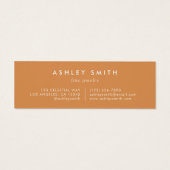 Rustieke Wildflower Earring Display Kaart (Achterkant)