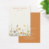 Rustieke Wildflower Earring Display Kaart (Bureau)