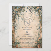 Rustieke Wildflower Garden Wedding Kaart (Voorkant)