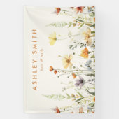 Rustieke Wildflower Grand Opening Banner (Verticaal)