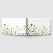 Rustieke Wildflower Meadow Wedding Gastenboek (Volledig)