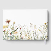 Rustieke Wildflower Meadow Wedding Gastenboek (Achterkant)