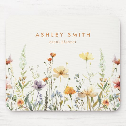 Rustieke Wildflower Muismat (Voorkant)