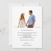 Rustieke Wildflower Save The Date (Achterkant)