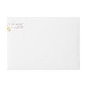 Rustieke Wildflower Waterverf krans bruiloft (Voorkant)