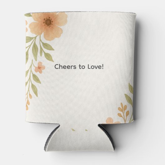 Rustieke Wildflower Wedding Koelboxxen Blikjeskoeler (Voorkant)