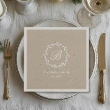 Rustieke Winter Krans Familienaam Kerstfeest