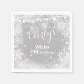 Rustieke Winter OneDerland Party Servet (Voorkant)