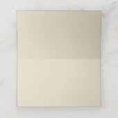 Rustieke Winter Vakantie Pine Trouwplaats Cards (Binnenkant ongevouwen)