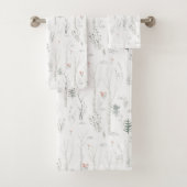 Rustieke winterpijnboom bad handdoek (Insitu)