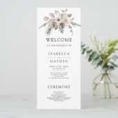 Rustieke wintertuin Eenvoudige dennen bloemenbruil Programma (Staand voorkant)