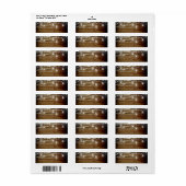 Rustieke Wood Mason Jar Adresetiketten Etiket (Full Sheet)