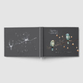 Rustieke Woodland Tortelduifjes Romantische bruilo Gastenboek (Volledig)