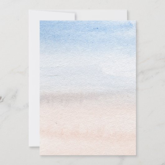 Rustieke Zeeschelpen Ocean Zee Zomer Strand Bruilo Kaart (Achterkant)