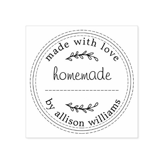 Rustieke zelfgemaakte gebakken goederen jamblikken rubberstempel (Afrduk)