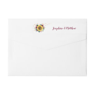 Rustieke Zonnebloem Bloemen String Lights Bruiloft