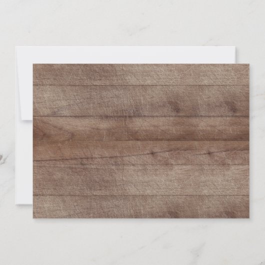 Rustieke Zonnebloem Daisy Verjaardagsfeest Kaart (Achterkant)