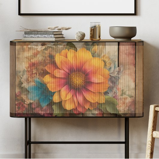 rustieke zonnebloem decoupage tissuepapier