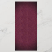 Rustieke Zonnebloem Eucalyptus Hout Waterverf Bloe Menu (Achterkant)