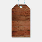 Rustieke Zonnebloem Herfst Bruiloft Cadeau Labels Cadeaulabel (Achterkant)