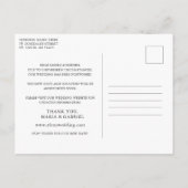 Rustieke zonnebloem. Uitstellen kraft Wijzig de da Uitnodiging Briefkaart (Achterkant)