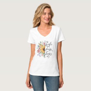 Rustieke Zonnebloem Vrouw Mam Boss T shirt