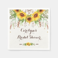 Rustieke Zonnebloemen Boho Dream Catcher Douche Pa