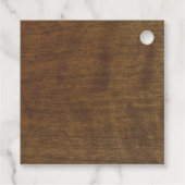 Rustieke zonnebloemen laten liefde groeien bruilof bedankjes labels (Achterkant)