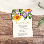 Rustieke zonnebloemen & lavendel Kaarten