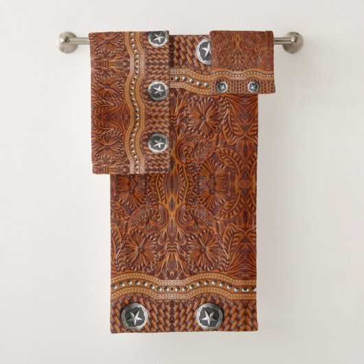 Rustieke Zuidwest boerderij Cowboy Western Land Bad Handdoek (Insitu)