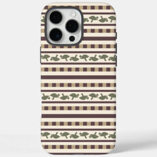 Rustieke Zwamstreeppatroon iPhone 16 Pro Max Hoesje