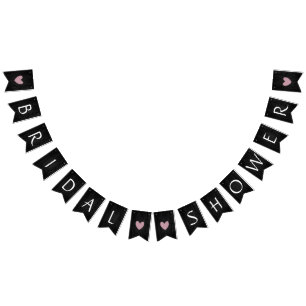 Rustieke Zwart Houten Vrijgezellenfeest Decor Bann Vlaggetjes