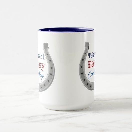 Rustig aan Cowboy Mok (Midden)