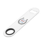 Rustig aan Cowboy Speed Flessenopener (Voorkant Gekanteld)