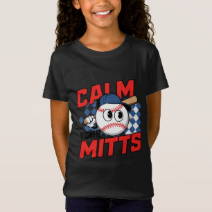 Rustig aan je Handschoenen Honkbal Cartoones Ontwe T-shirt