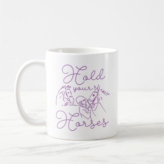 Rustig aan koffiemok (Links)