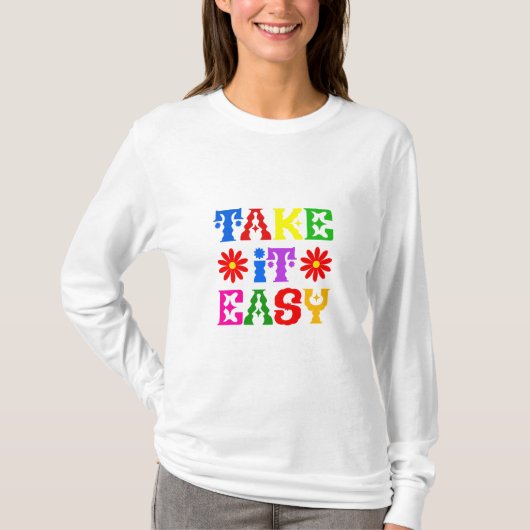 Rustig aan t-shirt (Voorkant)