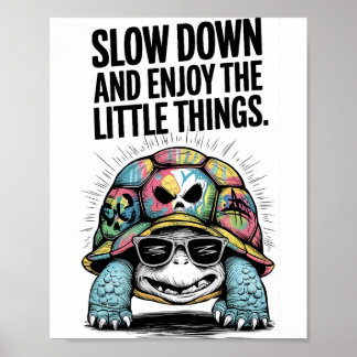 Rustig aan, Turtle Poster
