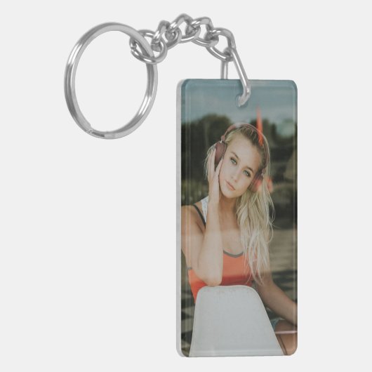 RUSTIG! Acryl Sleutelhanger - gepersonaliseerd - A (Voorkant Links)