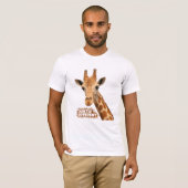 Rustig andere Giraffe - Giraffe Art T-shirt (Voorkant volledig)