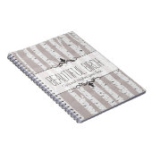 Rustig berkenhout bomen & takken Natuurlijk modern Notitieboek (Rechterzijde)