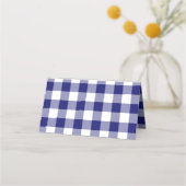 Rustig Blauw Geruit Prettig Kerstfeest (Achterkant)