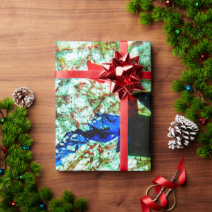 Rustig blauwe textuur Inpakpapier,Gladde textuur Cadeaupapier